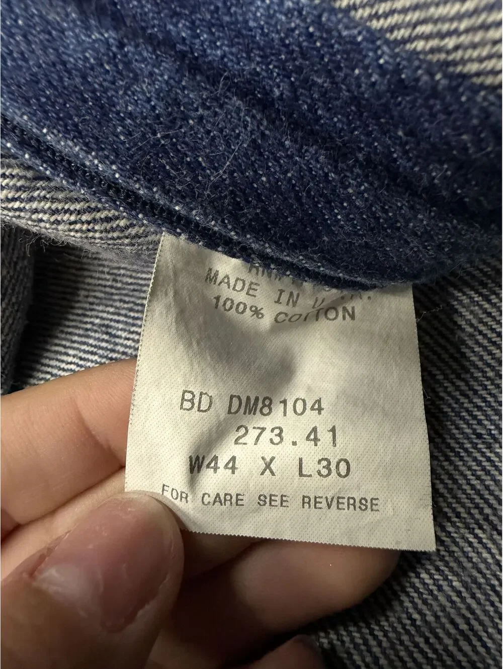 Vintage Blue Denim Overalls with Adjustable Straps 44x30